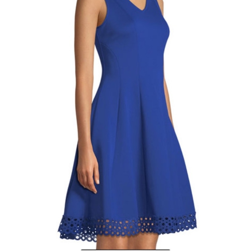 Donna Ricco Royal Blue Midi Dress - Picture 3 of 6
